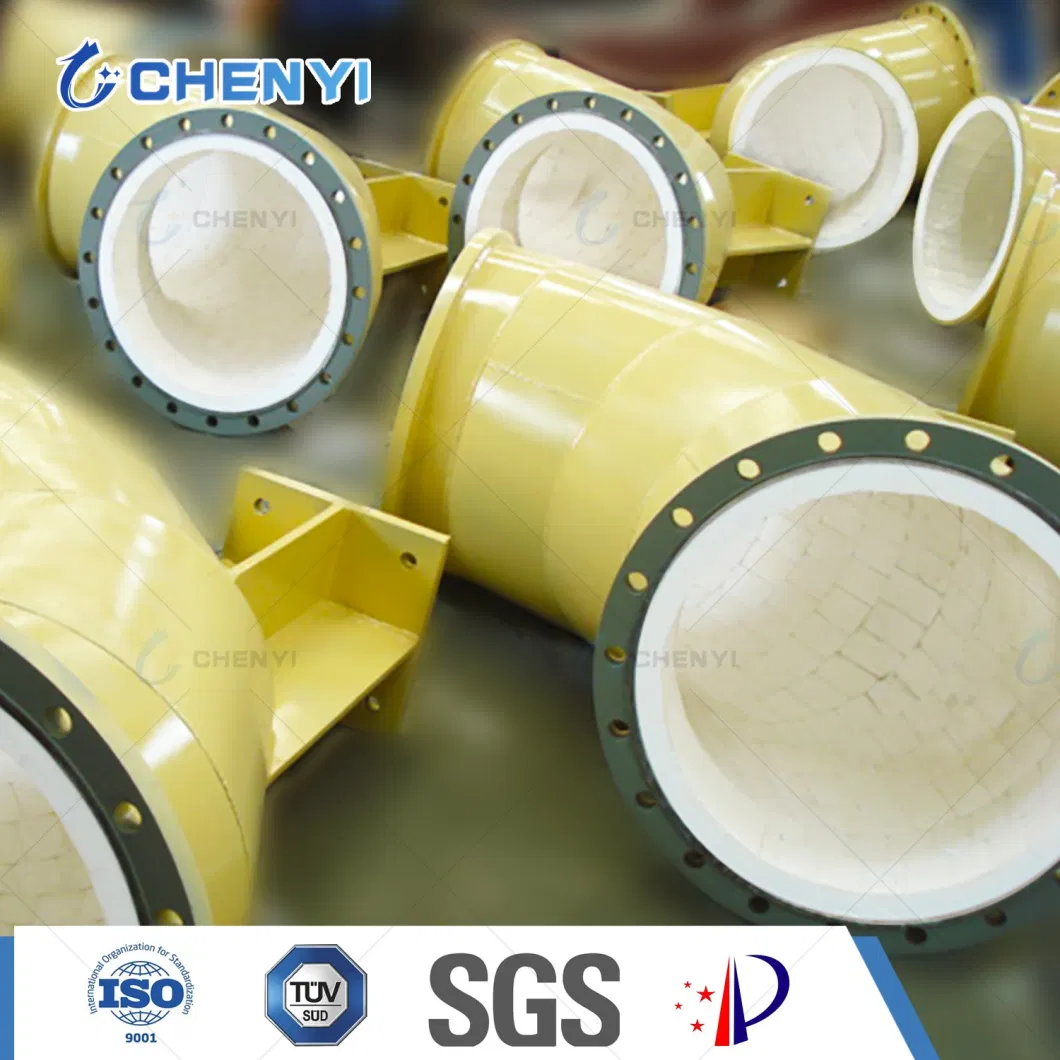 Good Quality Ceramic Lined Elbow Tube/Pipes Wear Resistant Alumina /Silicon Carbide Ceramics